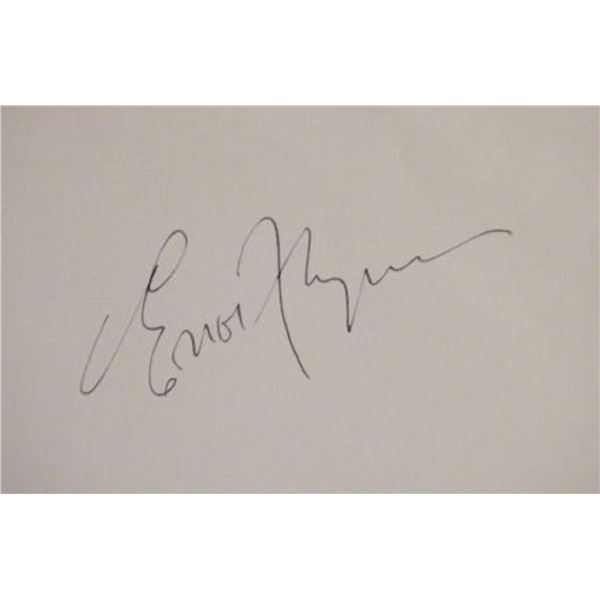 Errol Flynn signature slip