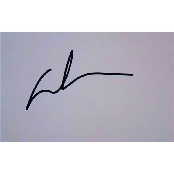 Star Wars George Lucas signature slip