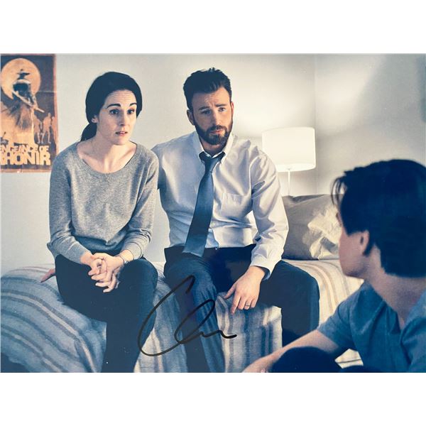 Gifted Chris Evans signed movie photo