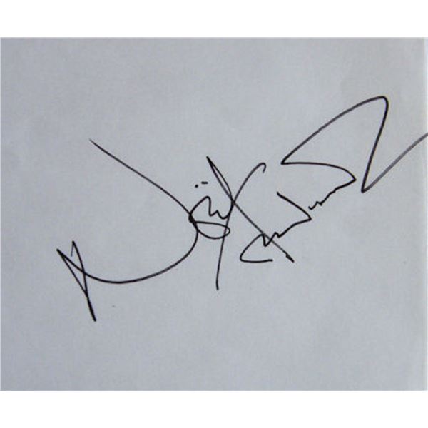 Noel Coward signature slip