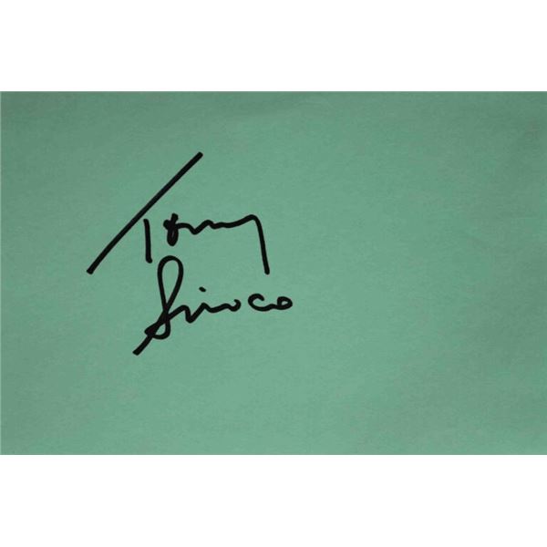 The Sopranos Paulie Walnuts Tony Sirico signature slip