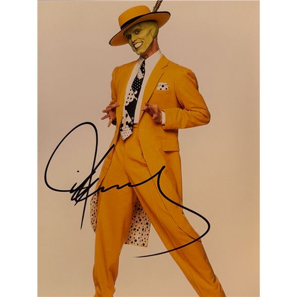 The Mask Jim Carrey signed movie photo