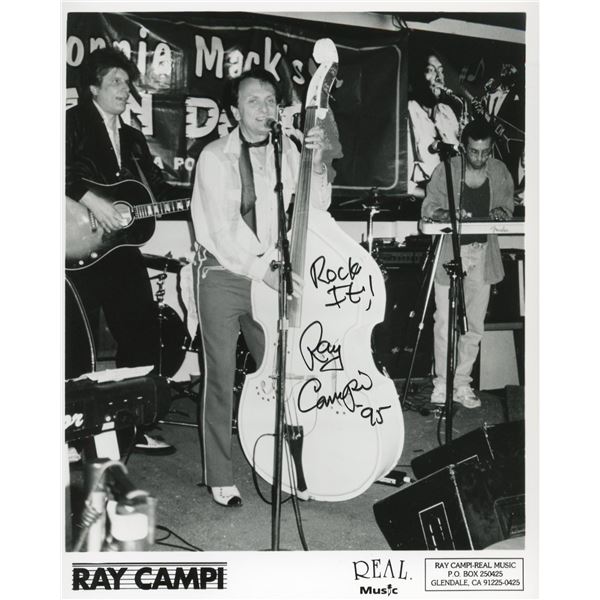 Rockabilly Rebel Ray Campi signed photo