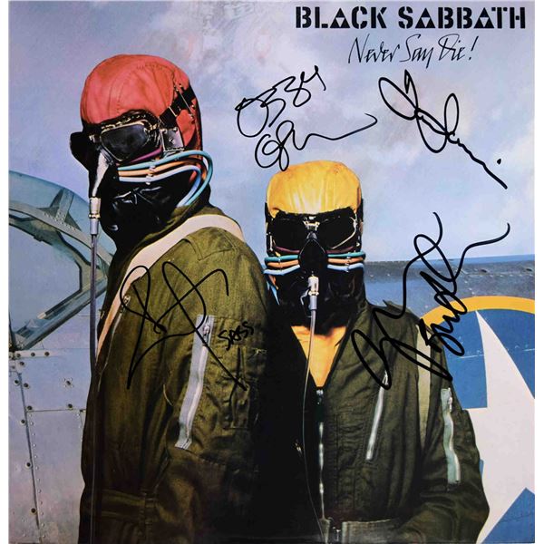 Black Sabbath signed Never Say Die! album