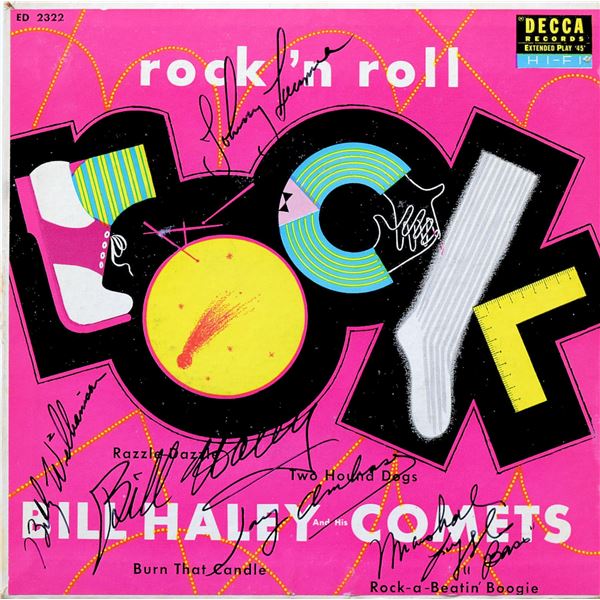 Bill Haley signed Rock â€˜Nâ€™ Roll album