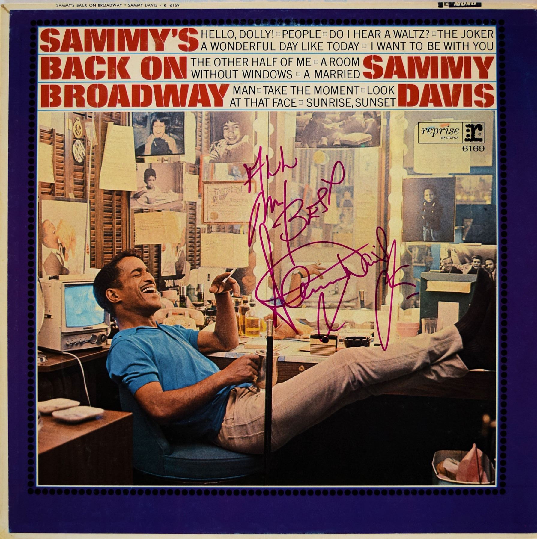 Cd Rudd Sammy Sammy Davis Jr. signed album