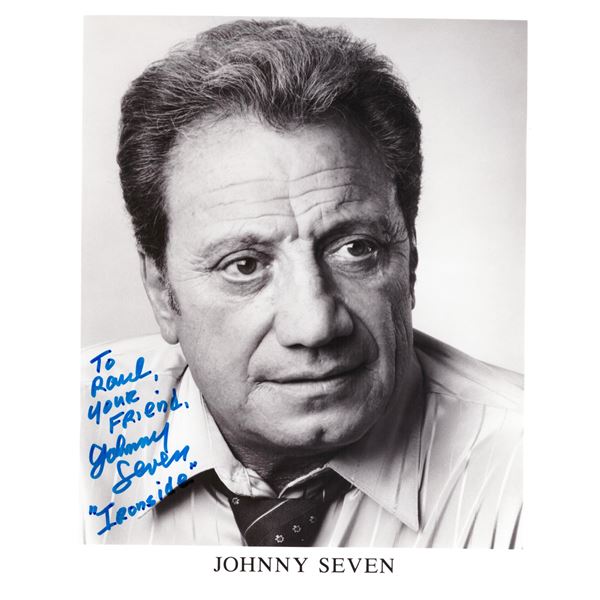 Ironside Johnny Seven signed photo