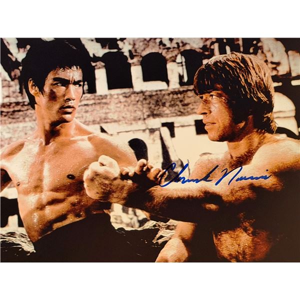 Chuck Norris signed photo