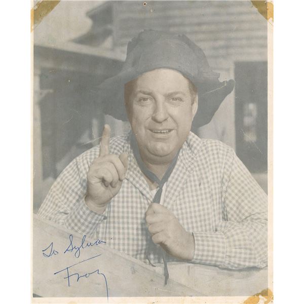 The Laramie Trail Smiley Burnette Frog signed photo