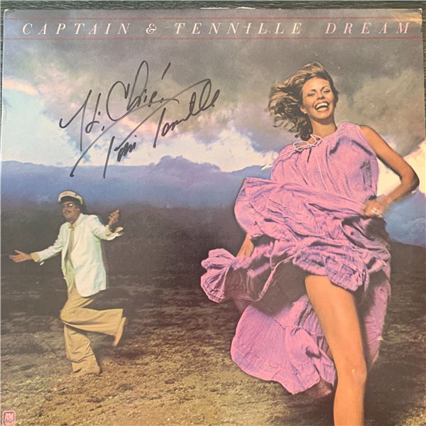 Captain & Tennille Dream signed album. GFA Authenticated