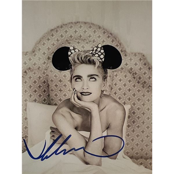 Madonna signed photo