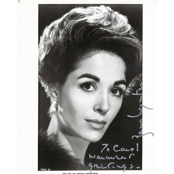 The List of Adrian Messenger Dana Wynter signed movie photo