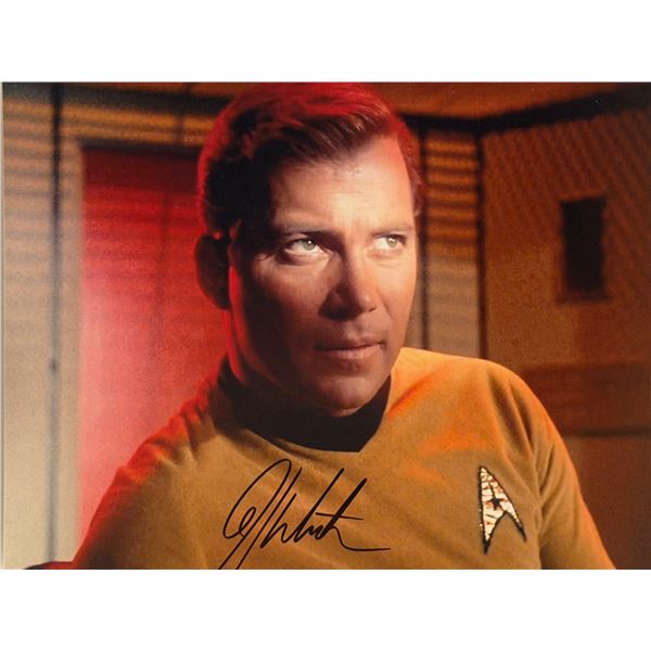 Star Trek William Shatner signed photo