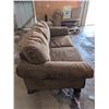 Image 2 : (2) Brown Couches and (1) Chair 87"-44"x36"x35"
