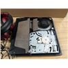 Image 5 : Lot of PlayStation Related Items (PS1 w/ Controller (no Cords/Not Tested)  Headphones, and PS4 w/ Co