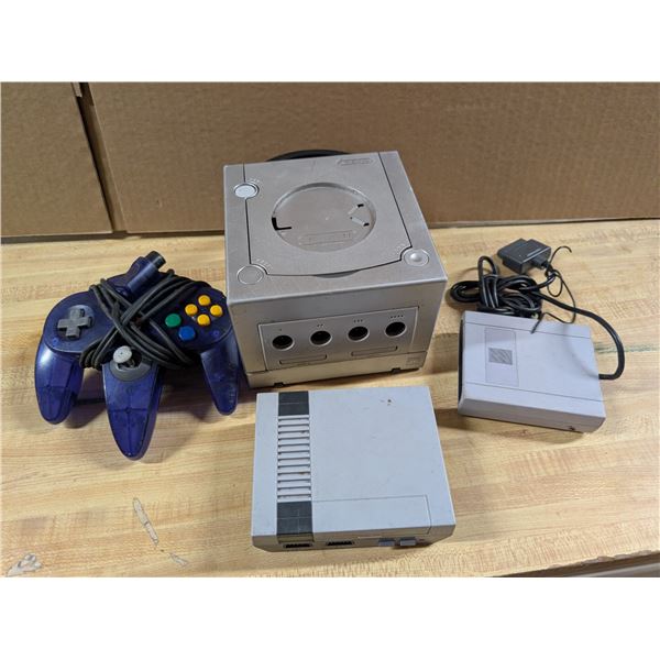 Nintendo Items (GameCube (no Cords, Not Tested) N64 Controller, bootleg Console NES, and etc.)
