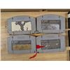 Image 3 : (4) N64 Cartridges, and (6) Sega Genesis Game Cartridges