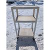 Image 1 : Rolling White Cart 3 Tiers