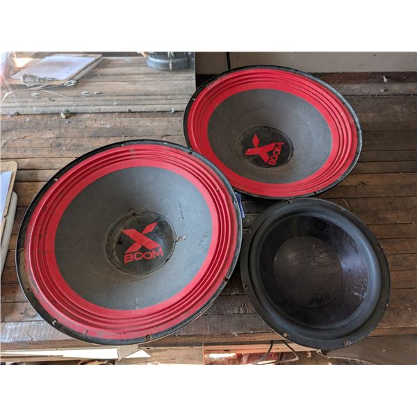 (3) Speaker Dual Voice Coils XBOOM