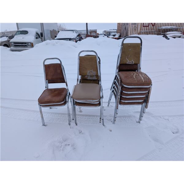 Set of Stacking Chairs
