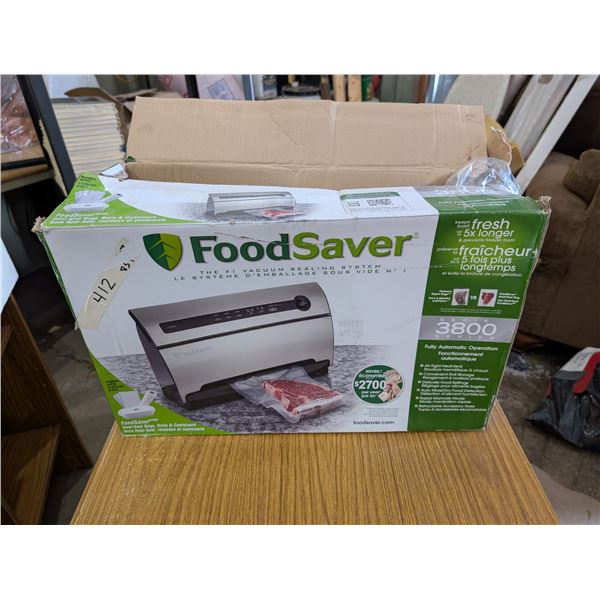 Food Saver Vacuum Sealing Systems w/ Rolls and Original Box (not Tested)