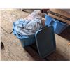 Image 3 : Rubbermaid Storage Tub w/ misc. Blankets as Shown