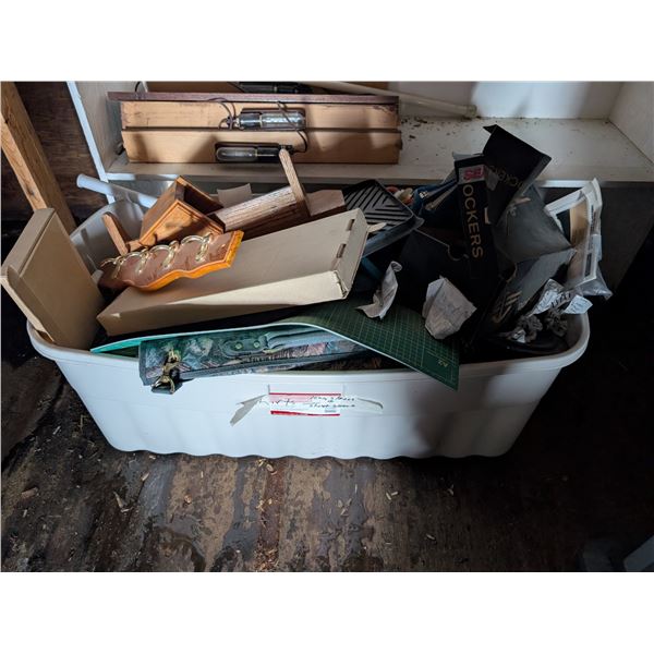 Storage tub of Misc. As Shown