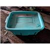 Image 2 : (2) Rubbermaid Storage Tubs w/ Misc.