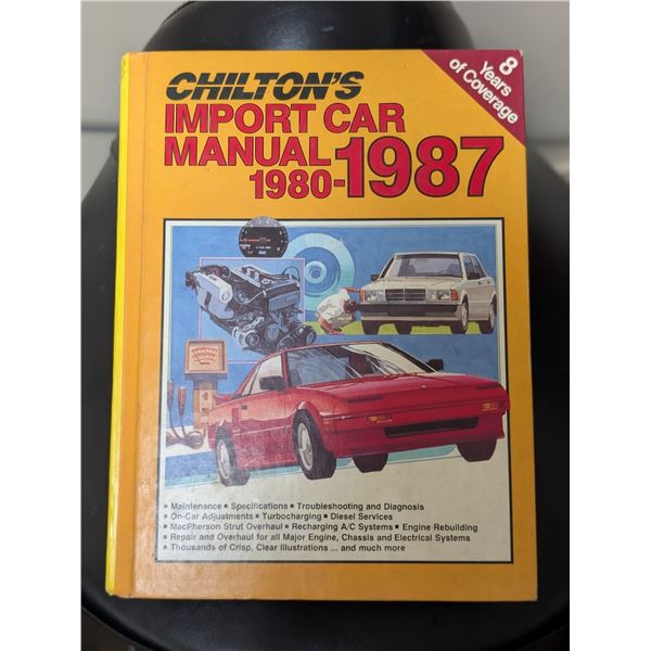 Chilton's Import Manual 1980-87 8 Years of Coverage Book