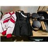Image 1 : SLB Band uniforms- 2 shirts, 2 pants and 2 hats- sizes 52R and 38S shirts and 26-38, 24-30 pants