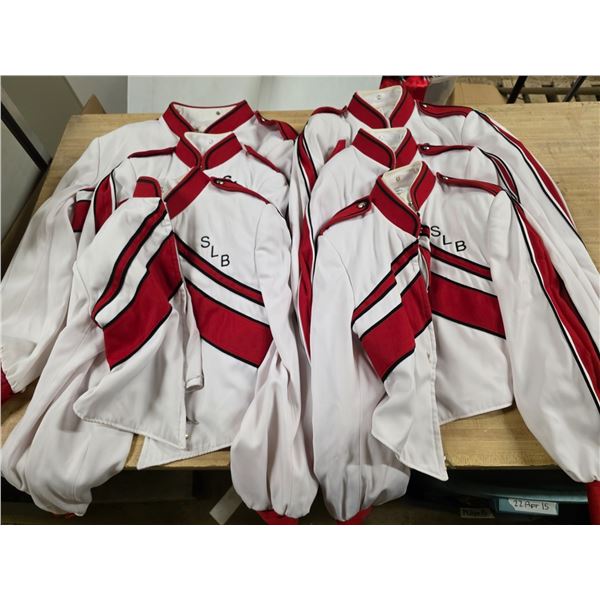 SLB Band uniforms- 6 shirts - sizes vary from small to large