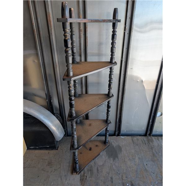 5 Tier Wooden Corner Shelf 51"x13"x21"