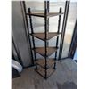 Image 3 : 5 Tier Wooden Corner Shelf 51"x13"x21"