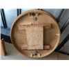 Image 5 : Wood Round Table w/ Leaf 42"x32"x68-40"