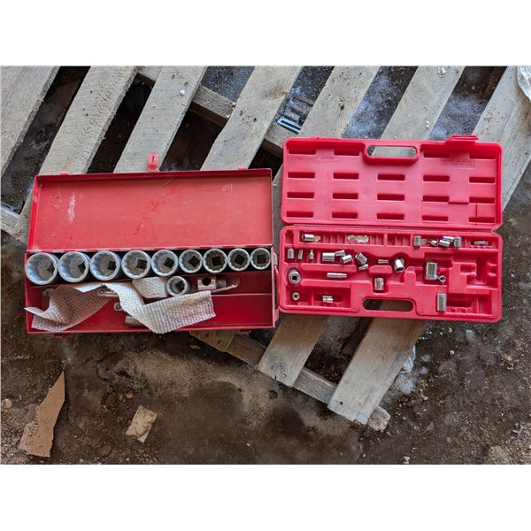 (2) Sockets Sets (1) For smaller set, missing parts and Large Socket Set