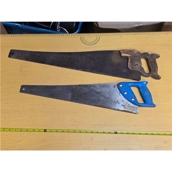 2 handsaws