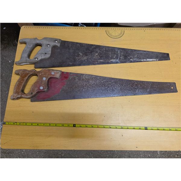 2 handsaws