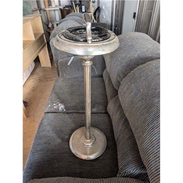 Silver Coloured Ash Tray Stand 27"