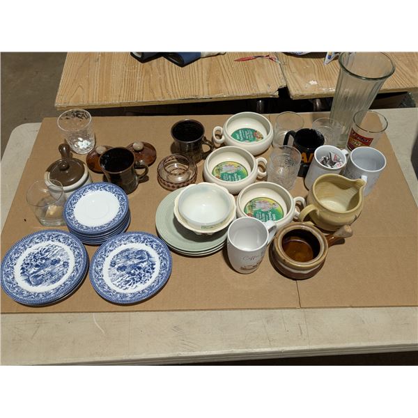 Lot of Misc. Dishware w/ Fine Porcelain Royal Heritage Set