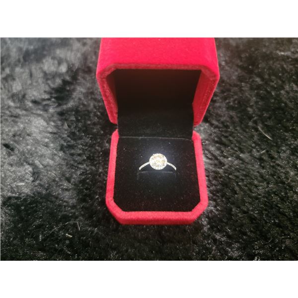 1.00 CT GRA CERTIFIED ROUND BRILLIANT CUT MOISSANITE STONE VVS D COLOR WITH 35 ROUND BRILLIANT CUT C