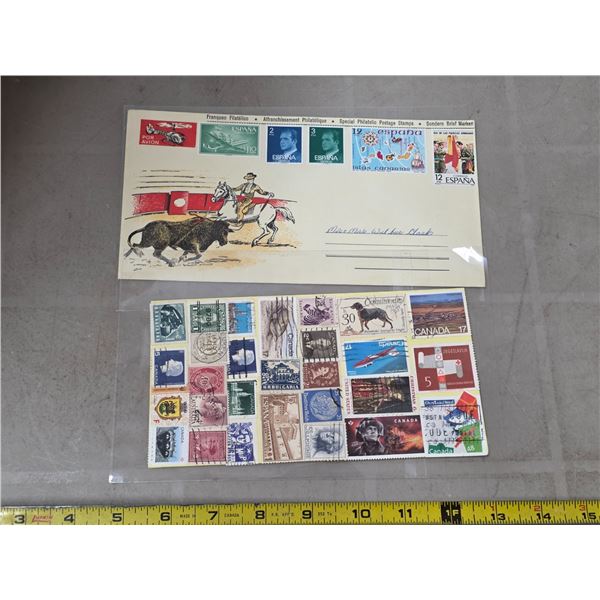 Lot of various stamps