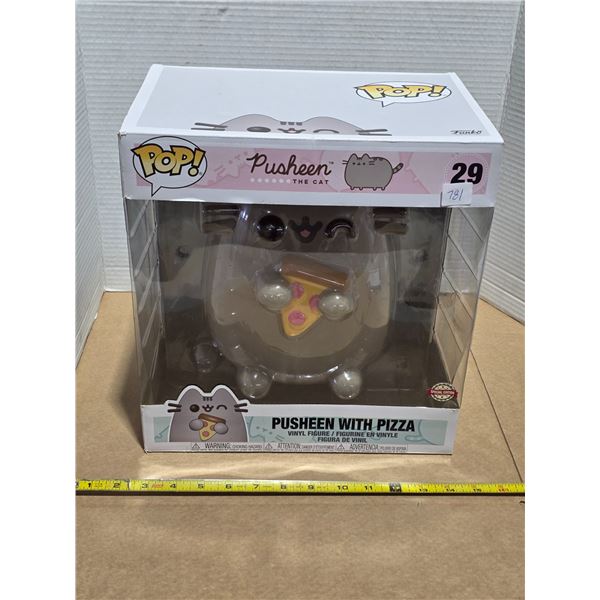 Funko pop- plusheen with pizza- new in box