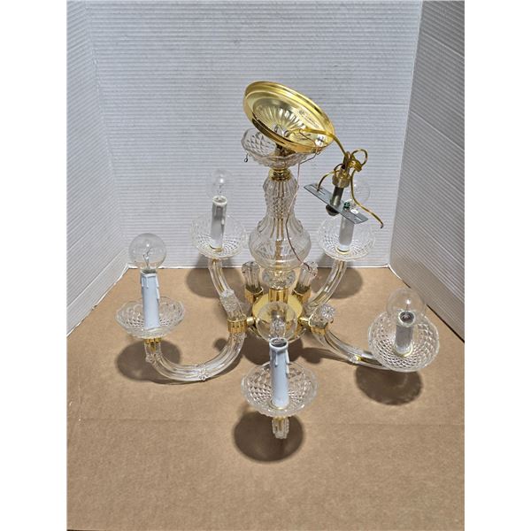 Vintage chandelier- 17"H