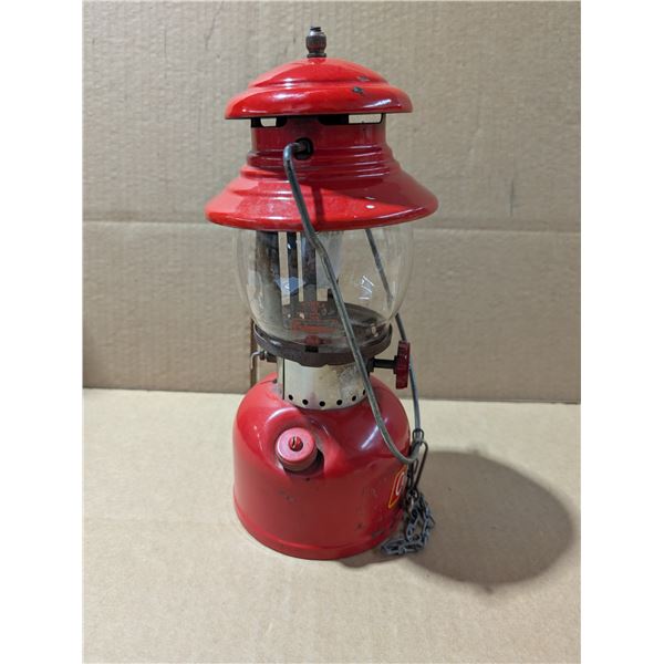 Vintage Coleman Lantern w/ Pyrex Shade