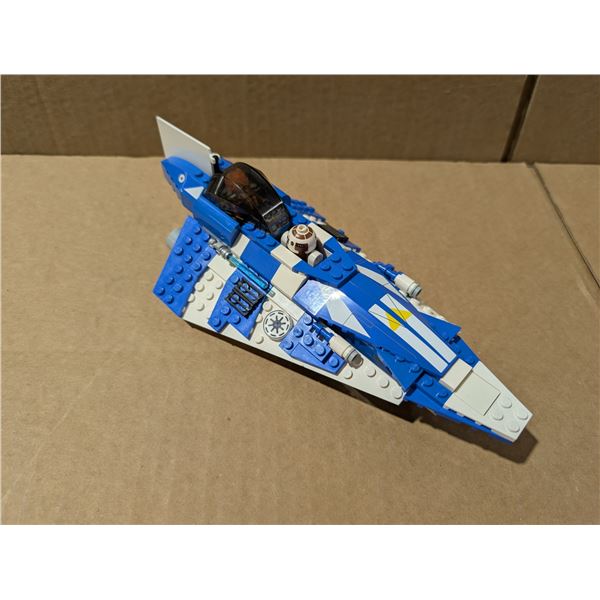 Star Wars Lego Set Plo Koon /R7-D4 Set w/ Storage Tub