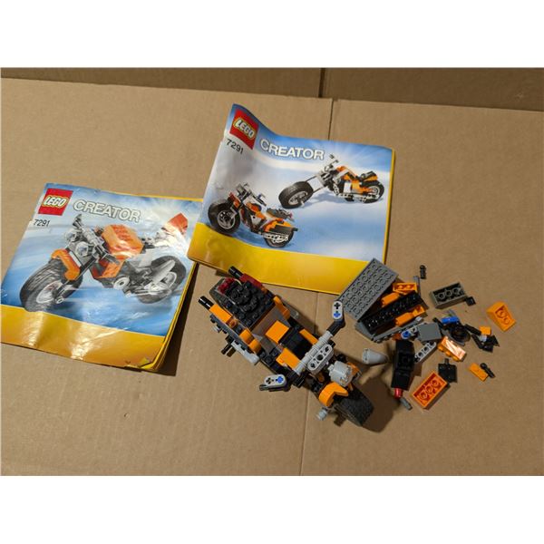 Lego Creator Lego Motorcycle 3 Set Style w/ Storage Tub