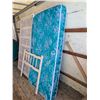 Image 3 : Mattress Set w/ Bed End, Frame, and Base 75"x38" (Mattress)