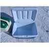 Image 5 : (2) Coolers (1) Rubbermaid 16"x10"x14"