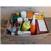 Image 1 : Box of Oil, Wheel Cleaner, Car Cleaning Supplies, and etc.