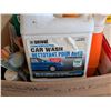 Image 3 : Box of Oil, Wheel Cleaner, Car Cleaning Supplies, and etc.